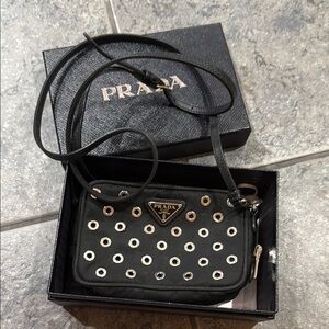 Prada Black Crossbody Bag Like New Condition!